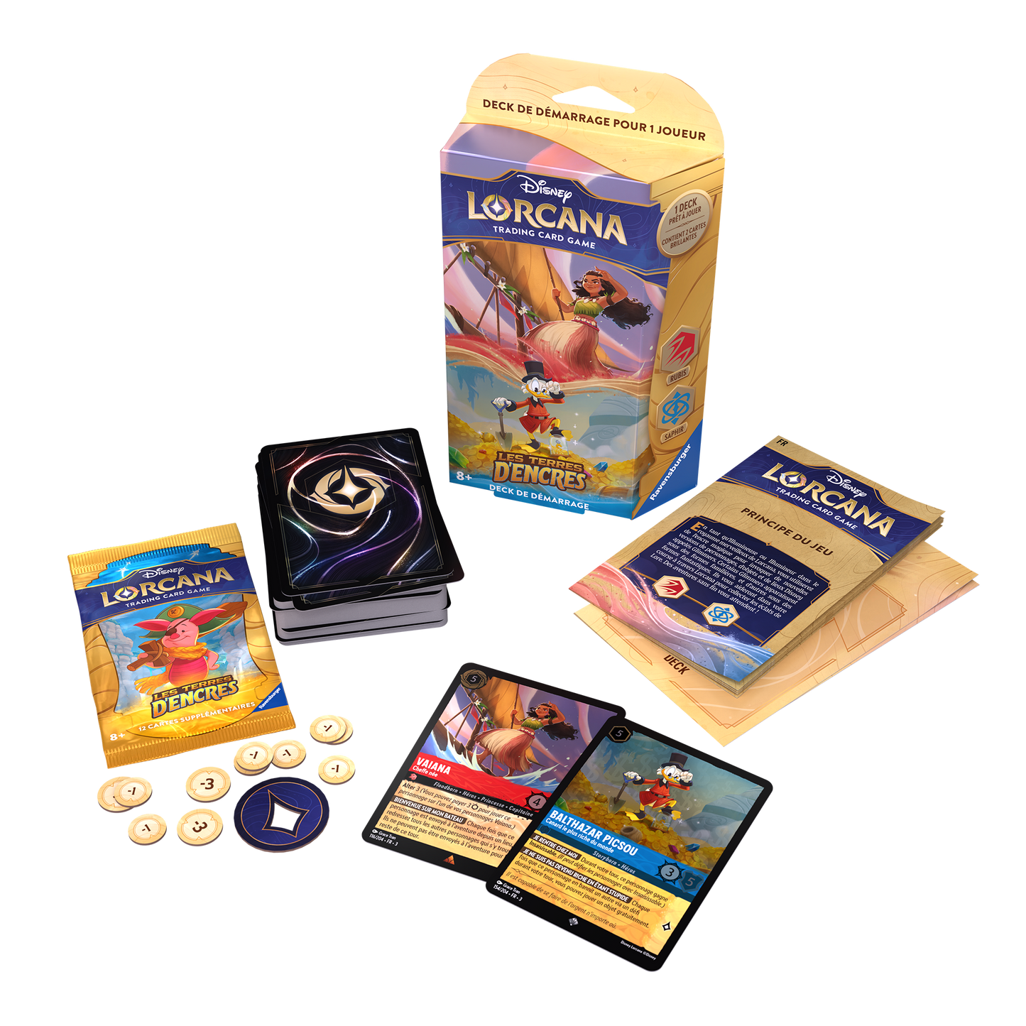Disney Lorcana – Deck De Démarrage Vaiana Et Picsou - Chapitre 3 - Francais
