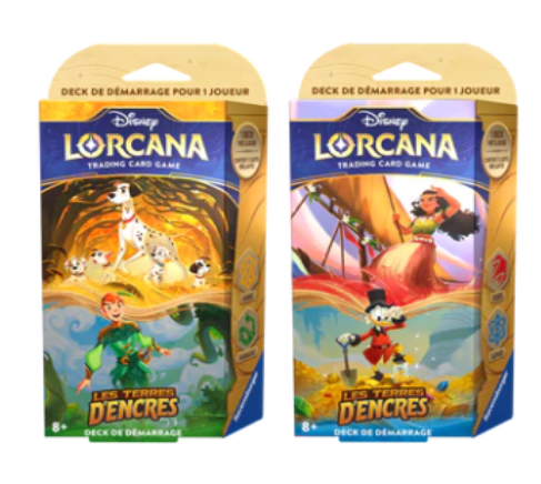 Lot d'un coffret cadeau chapitre 3 ainsi que deux decks chapitre 3 Lorcana