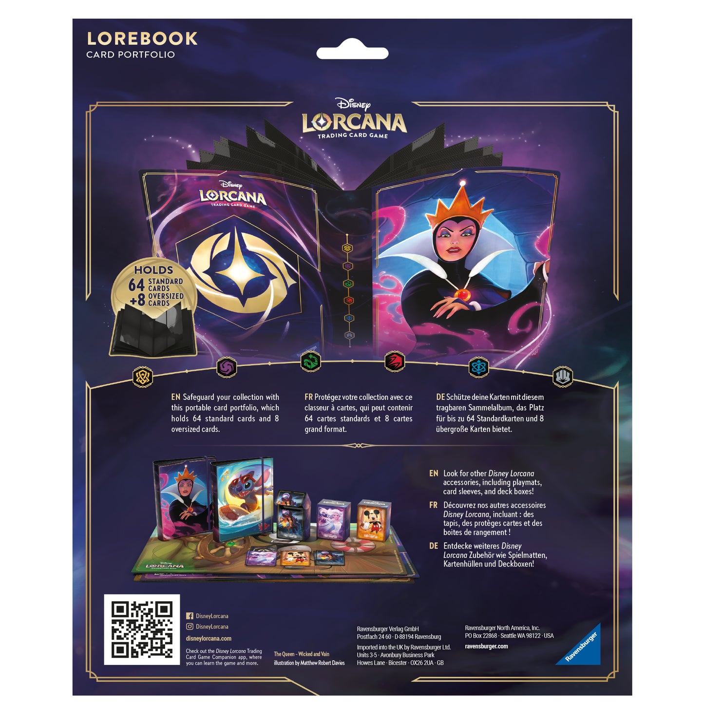 Disney Lorcana TCG : Portfolio La Reine