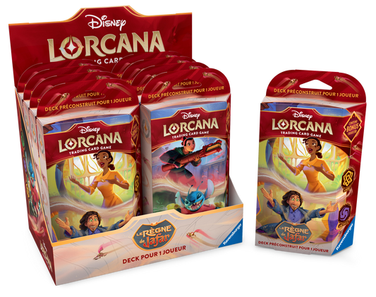 Lot de deux deck Lorcana Le Règne de Jafar - Francais