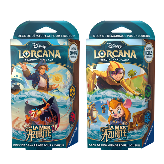 Disney Lorcana Lot de 2 decks de Démarrage – Chapitre 6 – FR