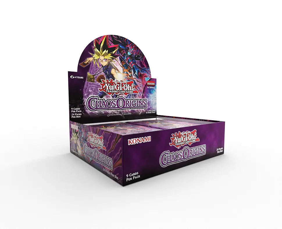 Chaos Origins YuGiOh Display en anglais