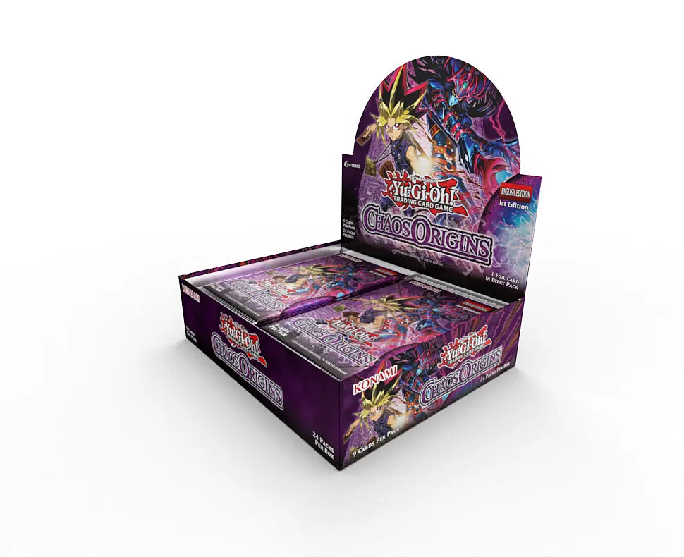 Chaos Origins YuGiOh Display en anglais