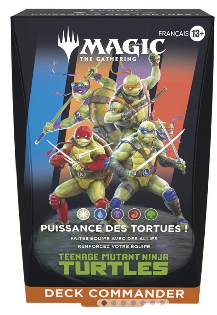 Deck Commander Les Tortues Ninja - Puissance des tortues ! - Magic the Gathering Français