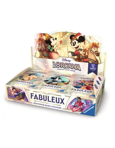 Boîte de 24 Boosters Disney Lorcana TCG : Chapitre 9 Fabuleux - Francais