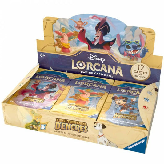 Disney Lorcana : Boite de 24 boosters Chapitre 3 - Les Terres d'encres - Francais