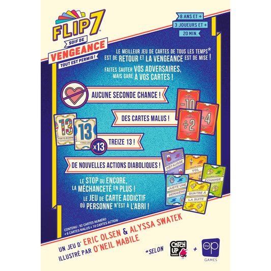 Flip 7 Vengeance – Jeu de cartes Stop ou Encore | Shiba Games